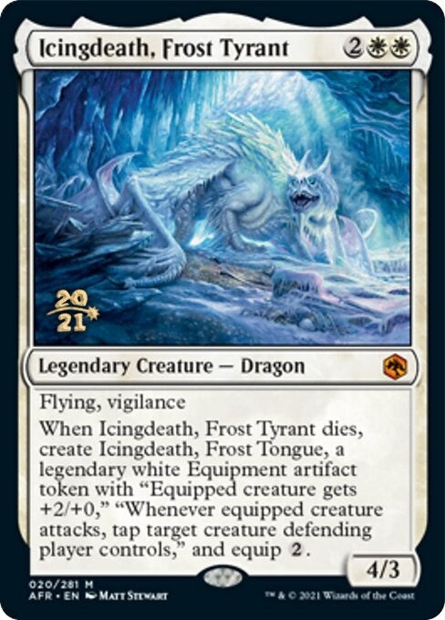 Image for Icingdeath, Frost Tyrant (20) [Prerelease Cards] - Magic: The Gathering