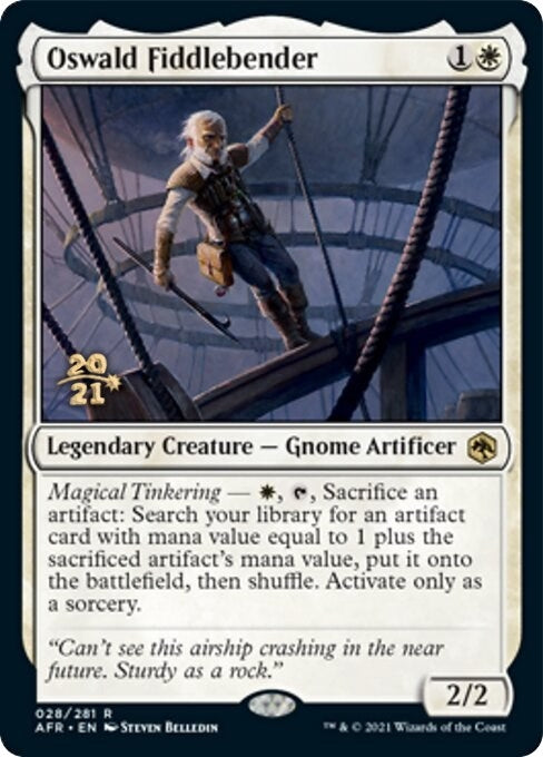 Image for Oswald Fiddlebender (28) [Prerelease Cards] - Magic: The Gathering