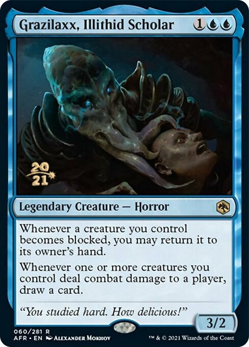 Image for Grazilaxx, Illithid Scholar (60) [Prerelease Cards] - Magic: The Gathering