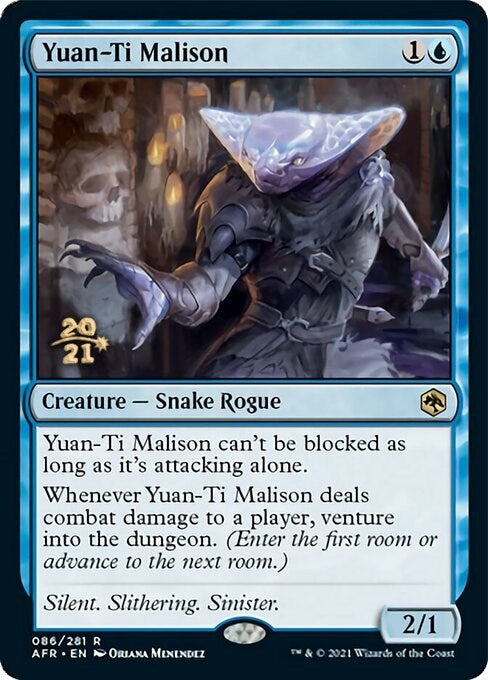 Image for Yuan-Ti Malison (86) [Prerelease Cards] - Magic: The Gathering
