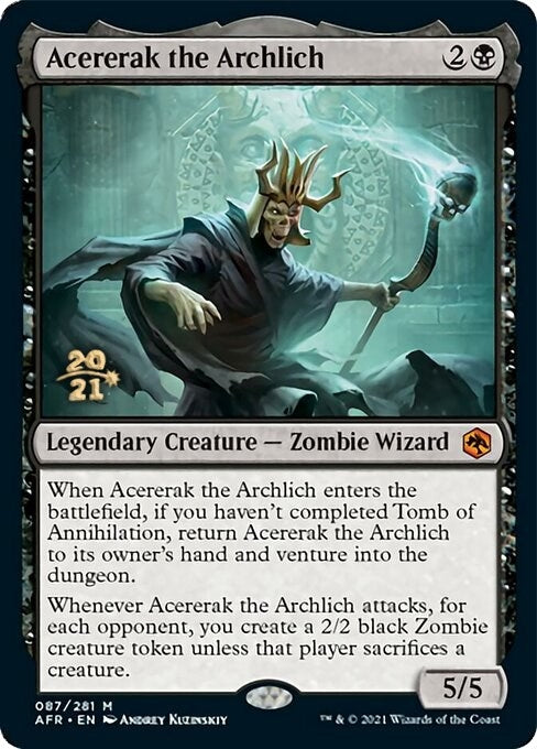 Image for Acererak the Archlich (87) [Prerelease Cards] - Magic: The Gathering
