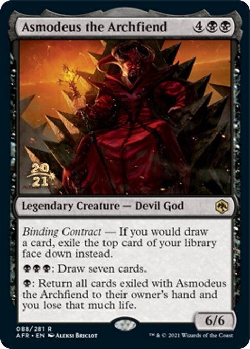 Image for Asmodeus the Archfiend (88) [Prerelease Cards] - Magic: The Gathering