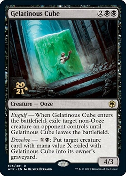 Image for Gelatinous Cube (105) [Prerelease Cards] - Magic: The Gathering