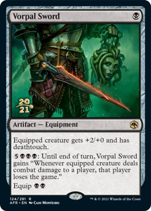 Image for Vorpal Sword (124) [Prerelease Cards] - Magic: The Gathering