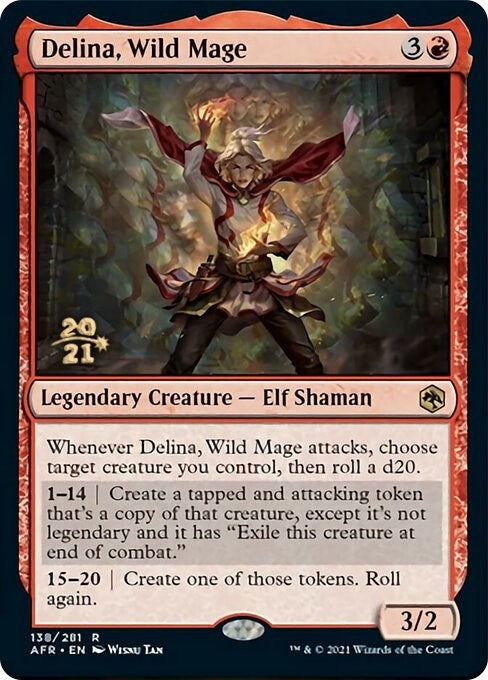 Image for Delina, Wild Mage (138) [Prerelease Cards] - Magic: The Gathering