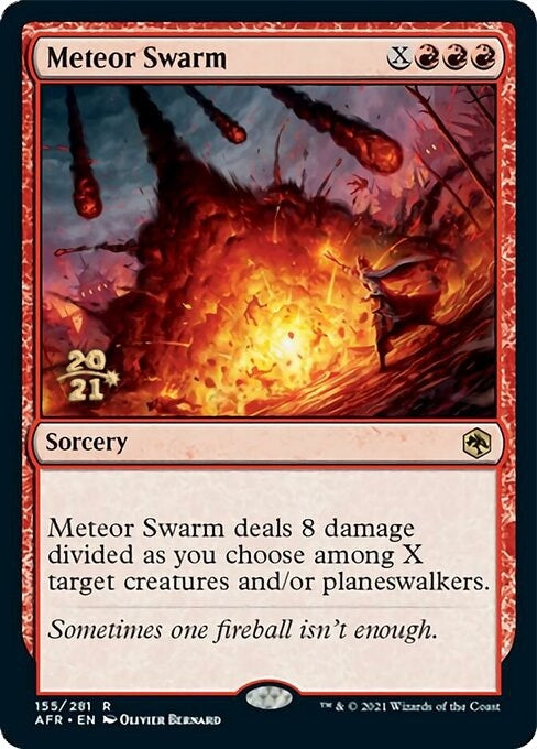 Image for Meteor Swarm (155) [Prerelease Cards] - Magic: The Gathering