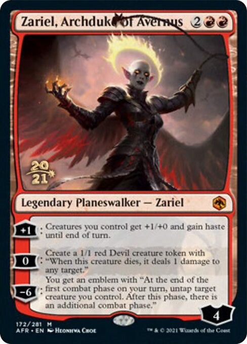 Image for Zariel, Archduke of Avernus (172) [Prerelease Cards] - Magic: The Gathering