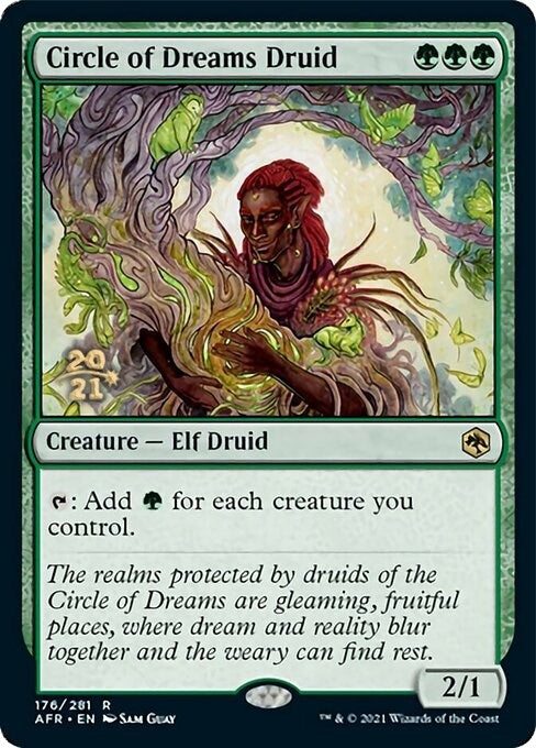 Image for Circle of Dreams Druid (176) [Prerelease Cards] - Magic: The Gathering
