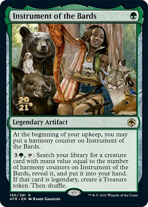 Image for Instrument of the Bards (190) [Prerelease Cards] - Magic: The Gathering