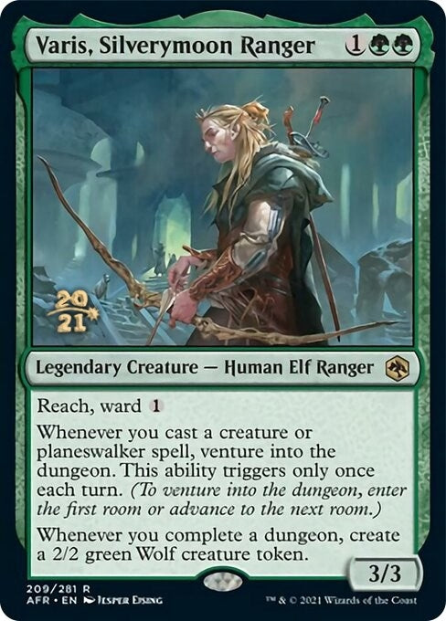 Image for Varis, Silverymoon Ranger (209) [Prerelease Cards] - Magic: The Gathering