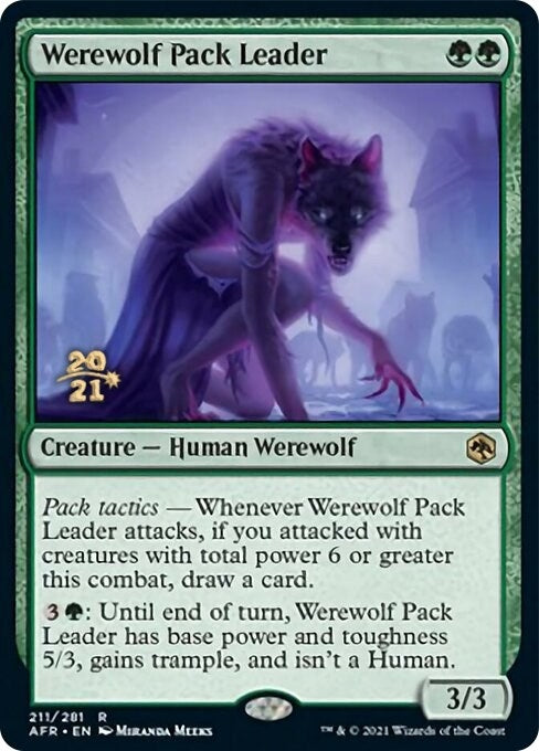 Image for Werewolf Pack Leader (211) [Prerelease Cards] - Magic: The Gathering