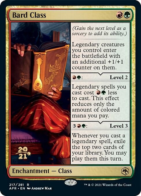 Image for Bard Class (217) [Prerelease Cards] - Magic: The Gathering