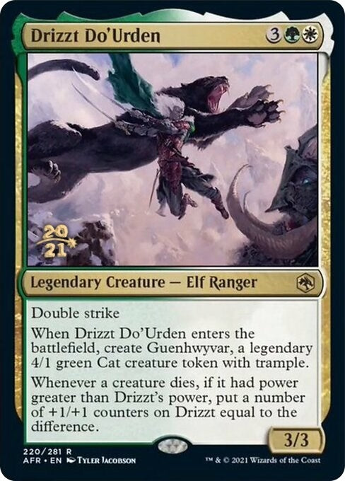 Image for Drizzt Do'Urden (220) [Prerelease Cards] - Magic: The Gathering