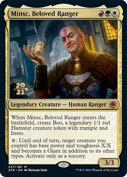 Image for Minsc, Beloved Ranger (227) [Prerelease Cards] - Magic: The Gathering