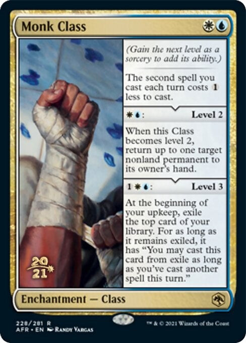 Image for Monk Class (228) [Prerelease Cards] - Magic: The Gathering