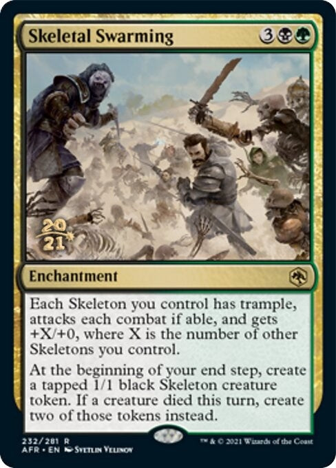 Image for Skeletal Swarming (232) [Prerelease Cards] - Magic: The Gathering