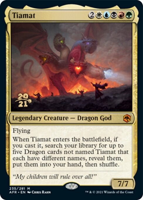 Image for Tiamat (235) [Prerelease Cards] - Magic: The Gathering