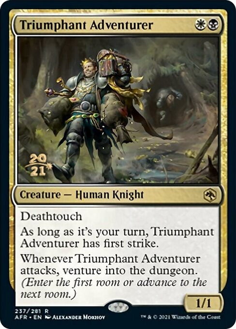 Image for Triumphant Adventurer (237) [Prerelease Cards] - Magic: The Gathering