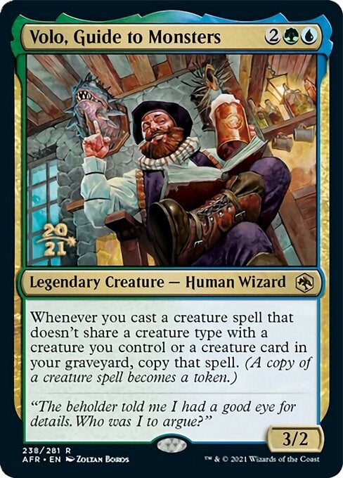 Image for Volo, Guide to Monsters (238) [Prerelease Cards] - Magic: The Gathering