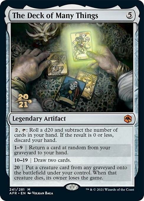 Image for The Deck of Many Things (241) [Prerelease Cards] - Magic: The Gathering