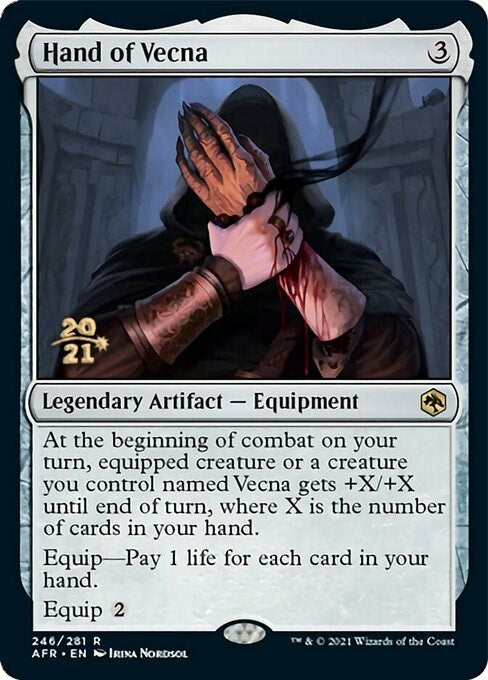 Image for Hand of Vecna (246) [Prerelease Cards] - Magic: The Gathering