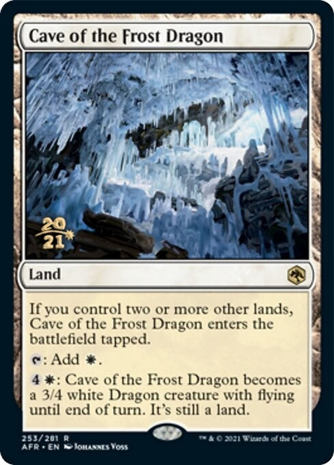 Image for Cave of the Frost Dragon (253) [Prerelease Cards] - Magic: The Gathering