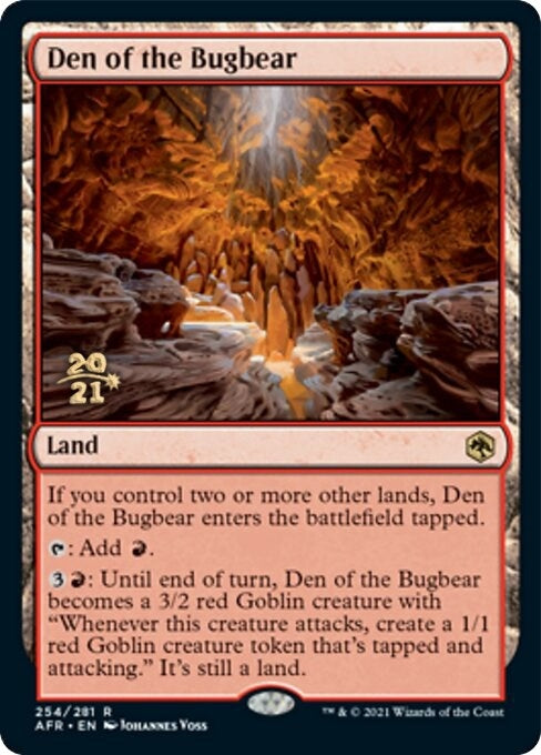Image for Den of the Bugbear (254) [Prerelease Cards] - Magic: The Gathering