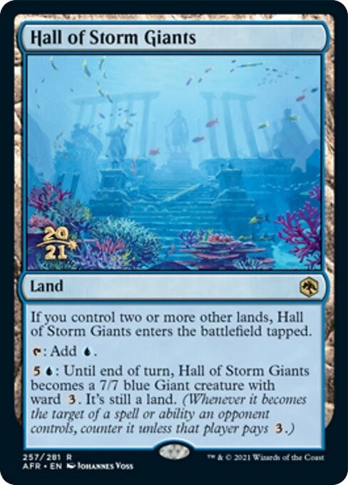 Image for Hall of Storm Giants (257) [Prerelease Cards] - Magic: The Gathering