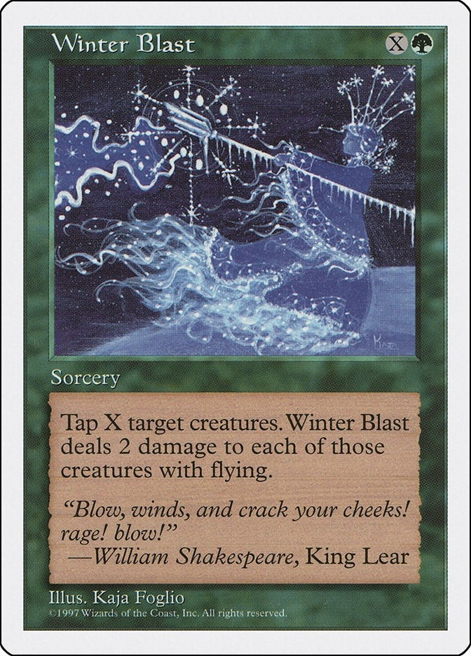 Image for Winter Blast [Fifth Edition] - Magic: The Gathering