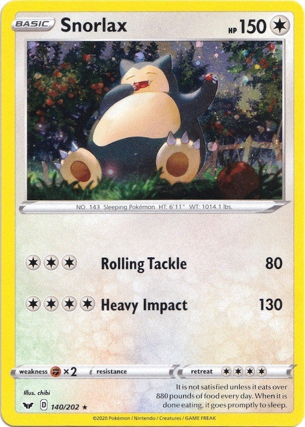 Image for Snorlax - 140/202 (Cosmos Holo) (140/202) [Blister Exclusives] - Pokemon