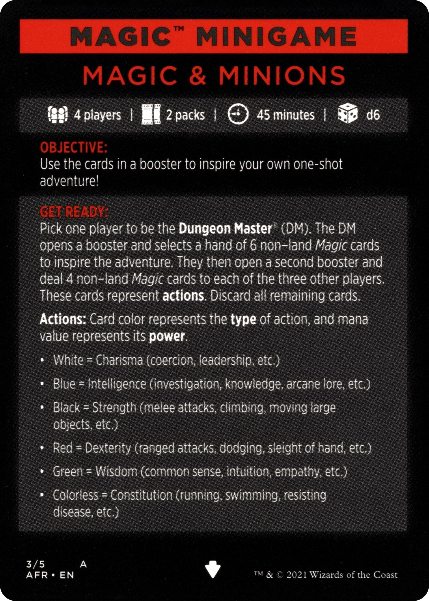 Image for Magic Minigame: Magic & Minions (3) [Adventures in the Forgotten Realms] - Magic: The Gathering