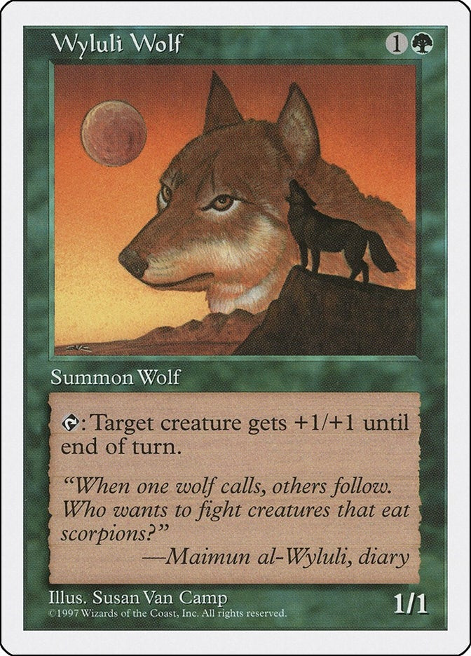 Image for Wyluli Wolf [Fifth Edition] - Magic: The Gathering