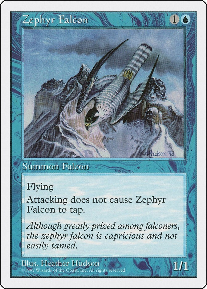Image for Zephyr Falcon [Fifth Edition] - Magic: The Gathering