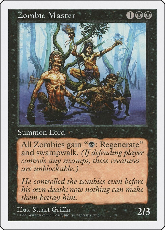 Image for Zombie Master [Fifth Edition] - Magic: The Gathering