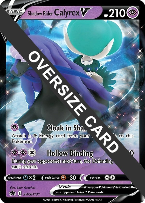 Image for Shadow Rider Calyrex V - SWSH131 (SWSH131) [Jumbo Cards] - Pokemon