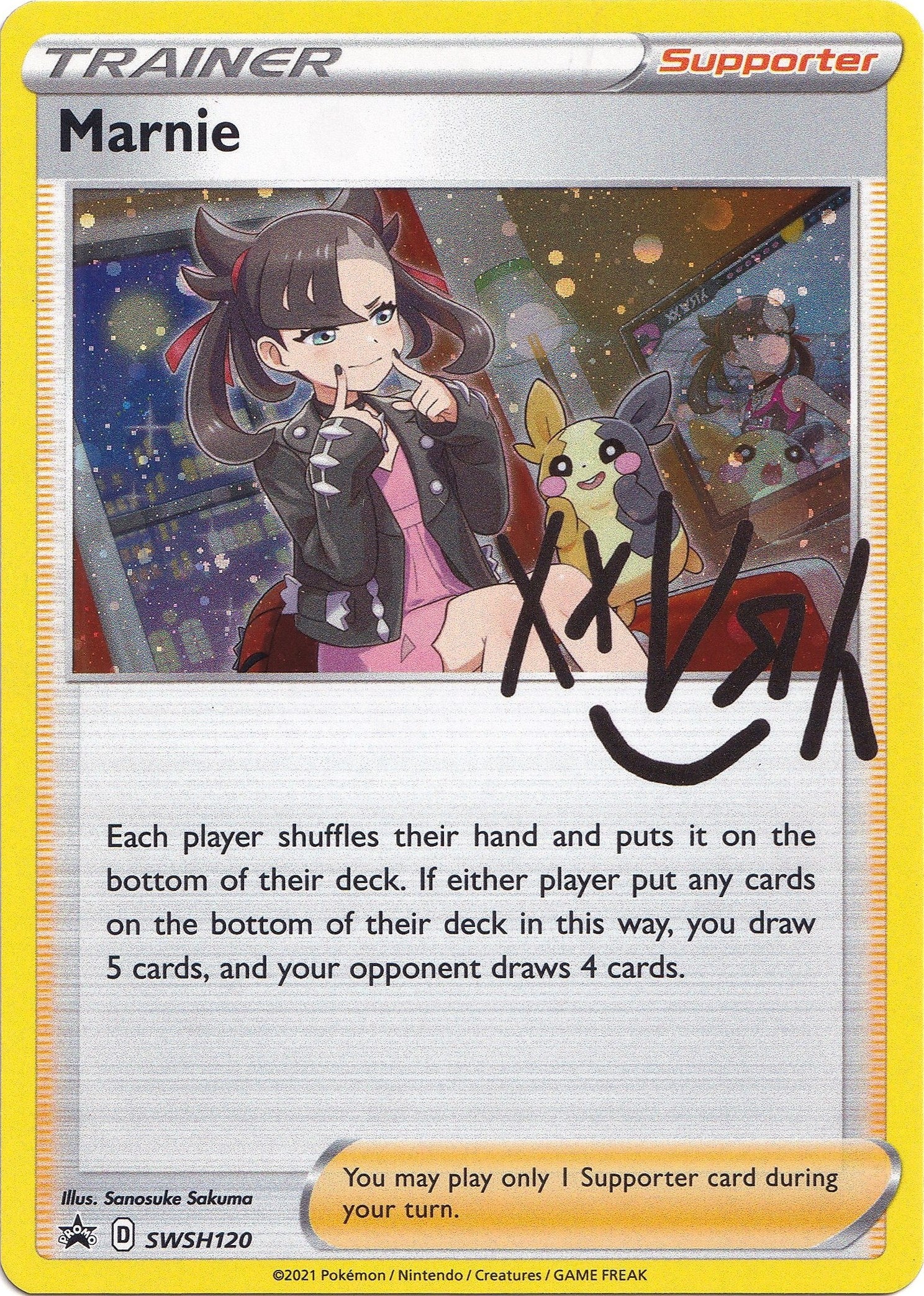Image for Marnie - SWSH120 (SWSH120) [SWSH: Sword & Shield Promo Cards] - Pokemon