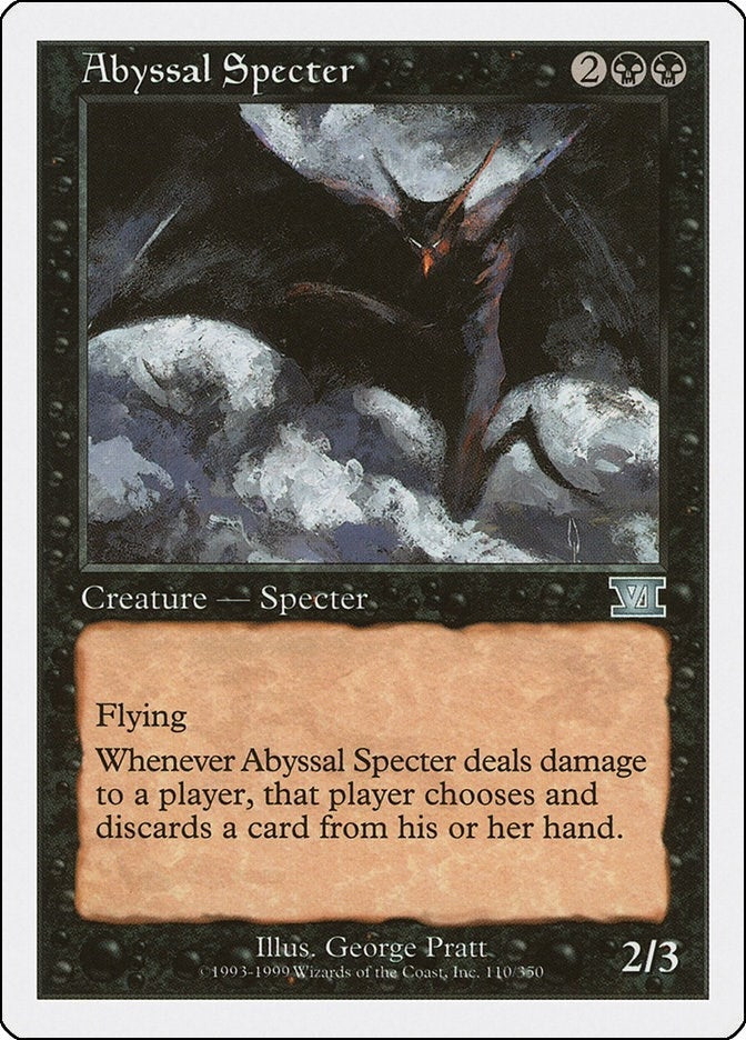 Image for Abyssal Specter (110) [Classic Sixth Edition] - Magic: The Gathering