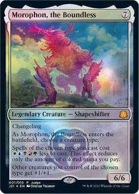Image for Morophon, the Boundless (1) [Judge Promos] - Magic: The Gathering
