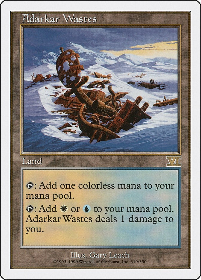 Image for Adarkar Wastes (319) [Classic Sixth Edition] - Magic: The Gathering