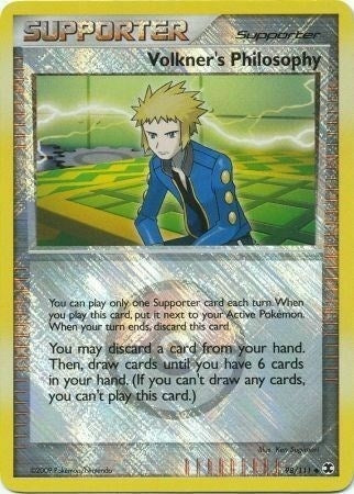 Image for Volkner's Philosophy - 98/111 (Player Reward) (098/111) [League & Championship Cards] - Pokemon
