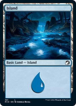 Image for Island (381) (381) [Innistrad: Midnight Hunt] - Magic: The Gathering