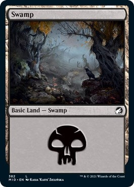 Image for Swamp (382) (382) [Innistrad: Midnight Hunt] - Magic: The Gathering