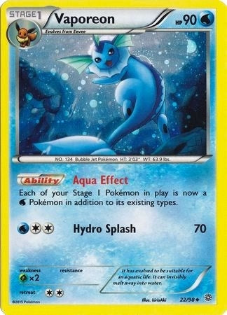 Image for Vaporeon - 22/98 (Cosmos Holo) (022/098) [Miscellaneous Cards & Products] - Pokemon