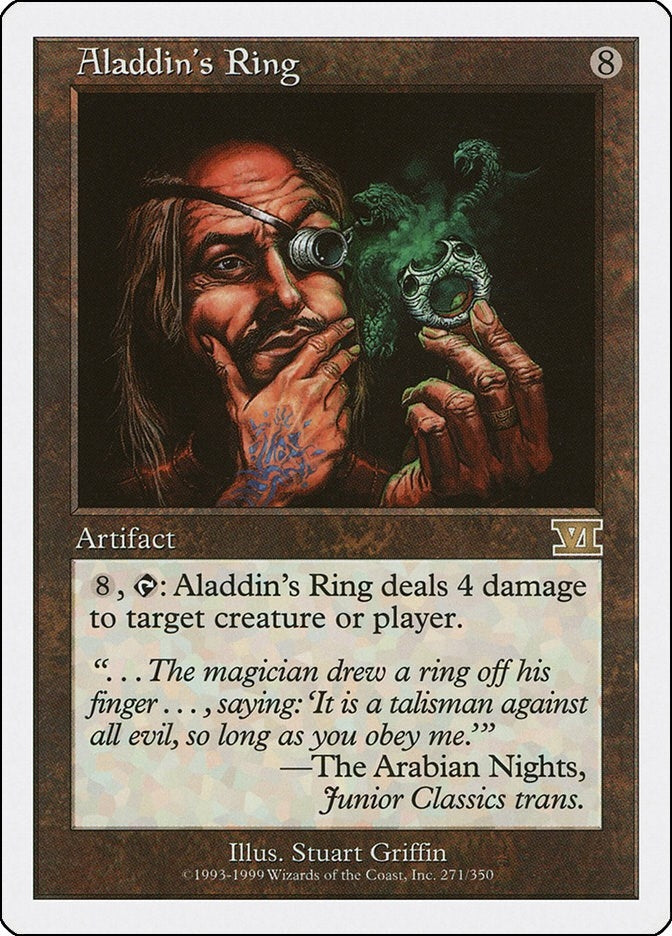 Image for Aladdin's Ring (271) [Classic Sixth Edition] - Magic: The Gathering