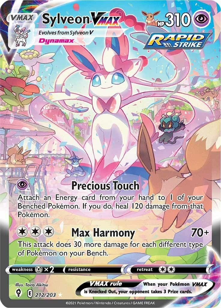 Image for Sylveon VMAX (Alternate Art Secret) (212/203) [SWSH07: Evolving Skies] - Pokemon
