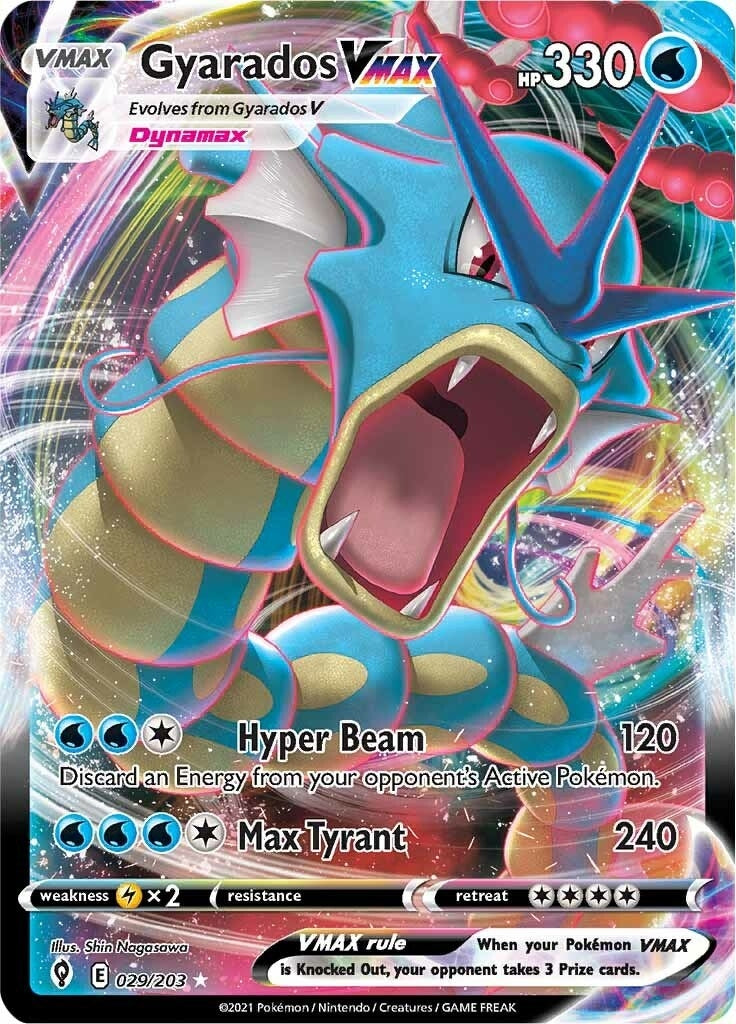 Image for Gyarados VMAX (029/203) [SWSH07: Evolving Skies] - Pokemon