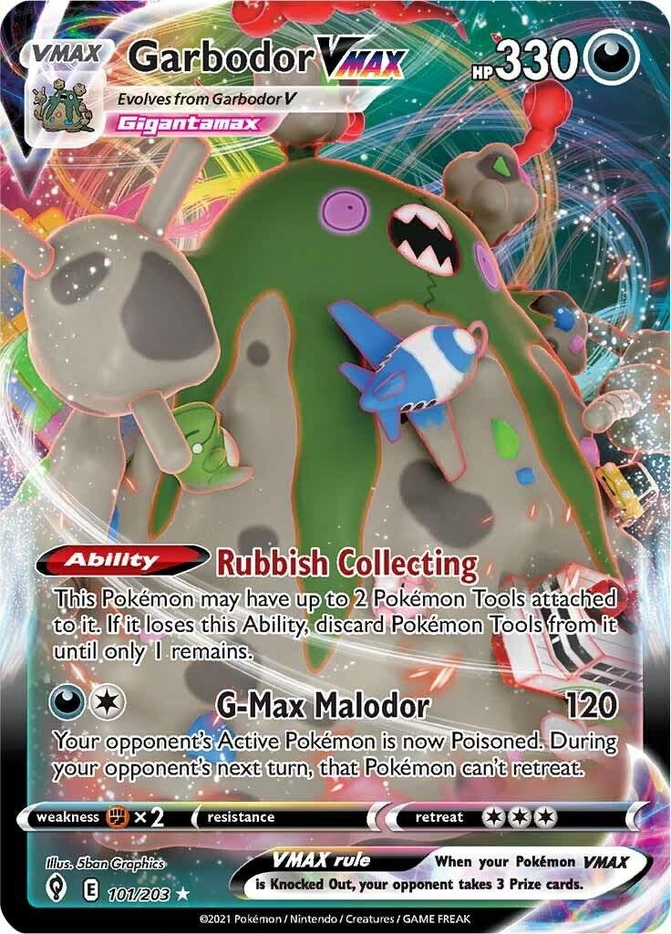 Image for Garbodor VMAX (101/203) [SWSH07: Evolving Skies] - Pokemon