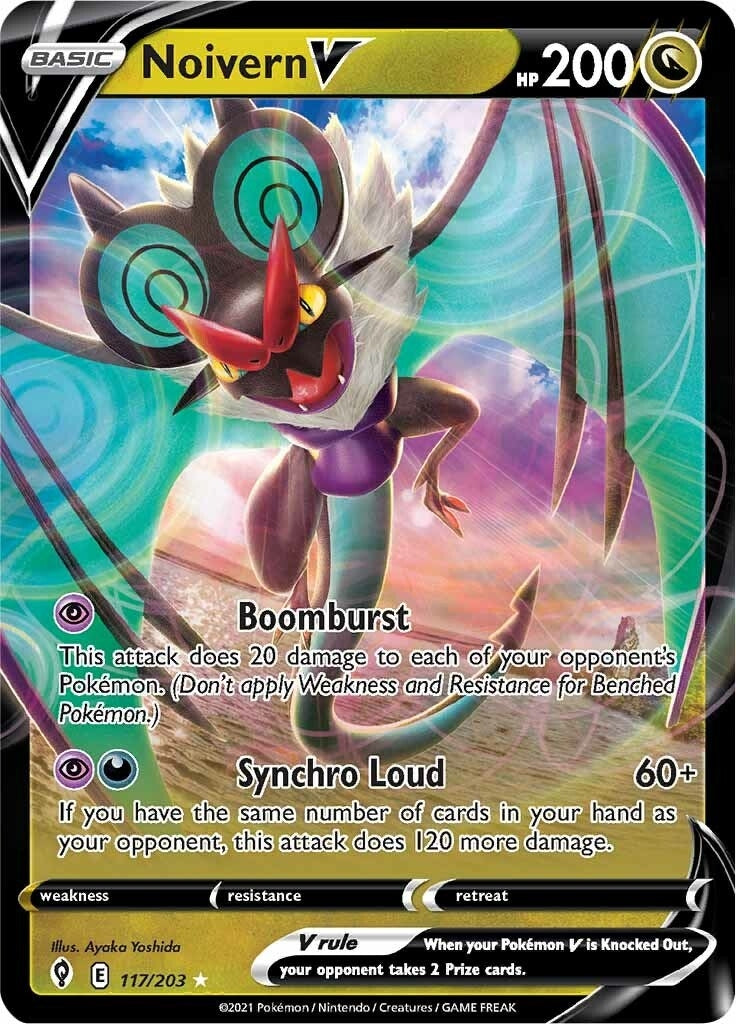 Image for Noivern V (117/203) [SWSH07: Evolving Skies] - Pokemon
