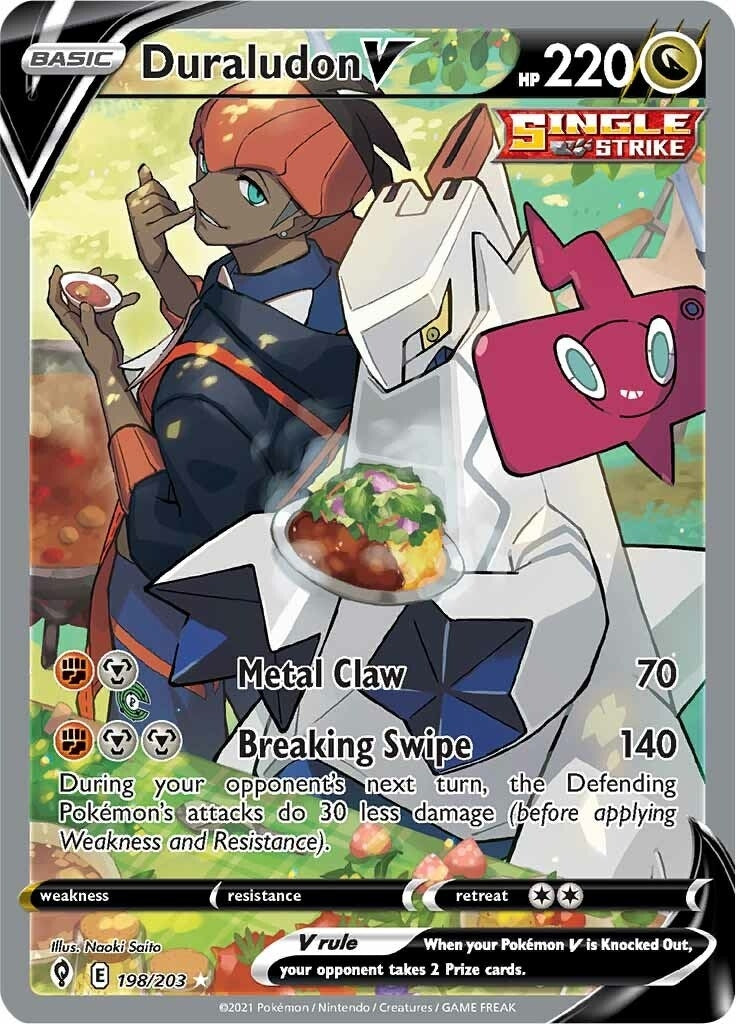 Image for Duraludon V (Alternate Full Art) (198/203) [SWSH07: Evolving Skies] - Pokemon