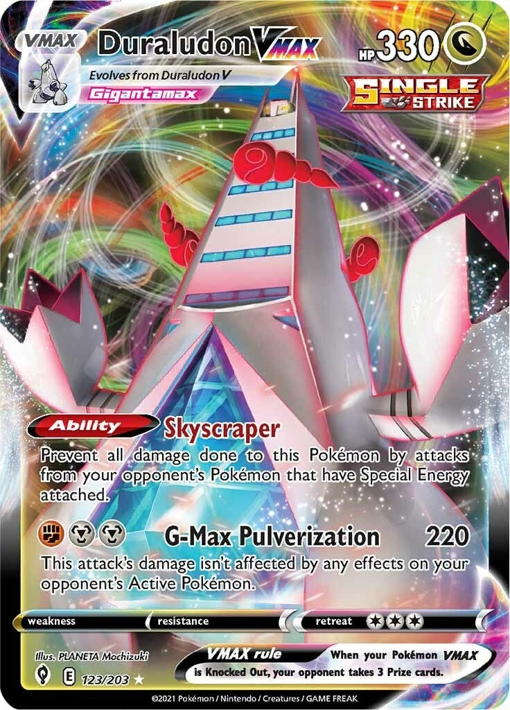 Image for Duraludon VMAX (123/203) [SWSH07: Evolving Skies] - Pokemon